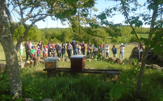 scouts à l'écolieu de Cablanc